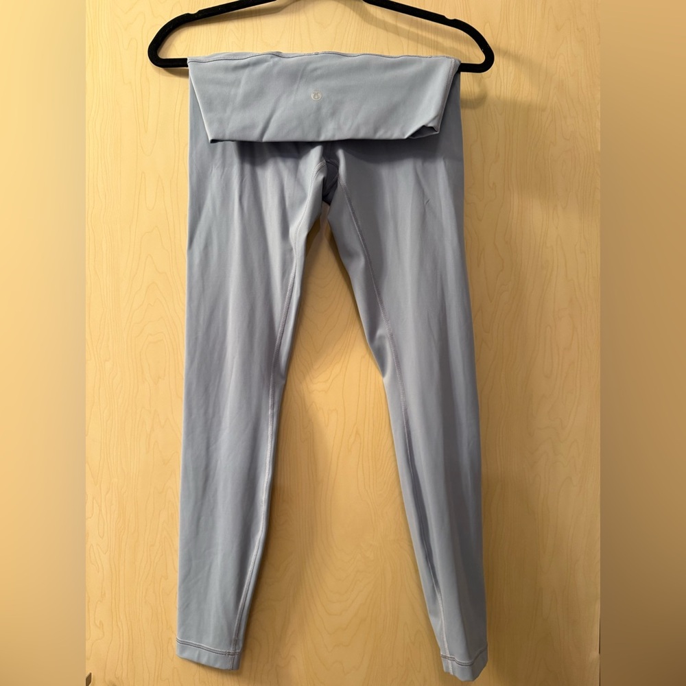 Gray High-Waisted Leggings